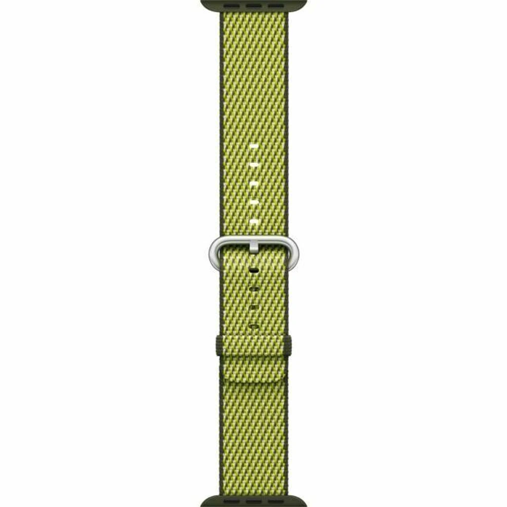 Apple Watch 38/40/41mm Dark Olive Woven Nylon Band (Demo)