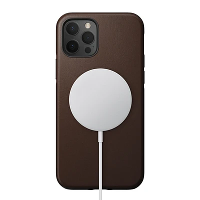 Nomad Modern Leather Case with MagSafe for iPhone 12 | 12 Pro - Brown