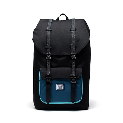 Herschel Little America Backpack - Black/Blue Ashes/Blue Curacao