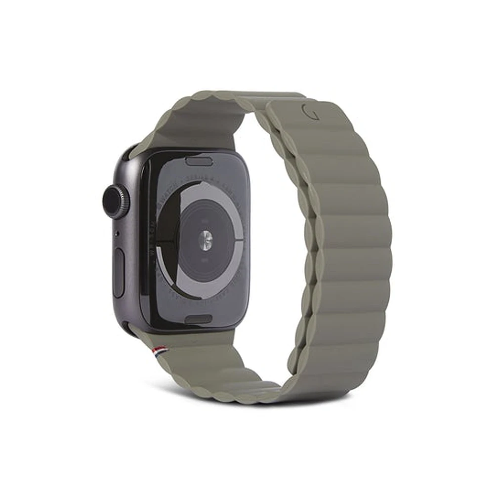 Decoded Silicone Magnetic Traction Strap for Apple Watch 38/40mm - Olive