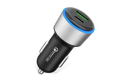 jump+ Dual USB Car Charger, 1 x USB-A, 1 x USB-C 45W Max