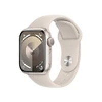 Apple Watch Series 9 Starlight Aluminium Case with Starlight Sport Band