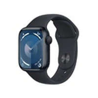 Apple Watch Series 9 Midnight Aluminium Case with Midnight Sport Band