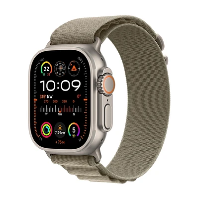 Apple Watch Ultra 2 GPS + Cellular, 49mm Titanium Case