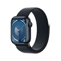 Apple Watch Series 9 Midnight Aluminium Case with Midnight Sport Loop (GPS, 45mm)