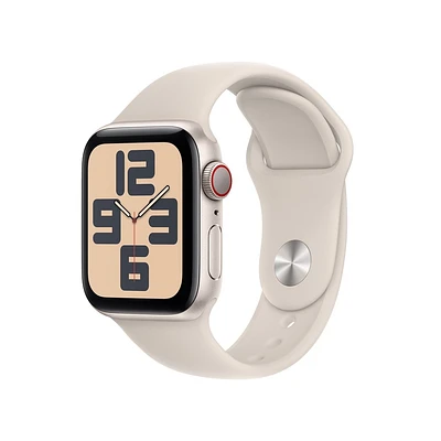 Apple Watch SE () Starlight Aluminium Case with Sport Band