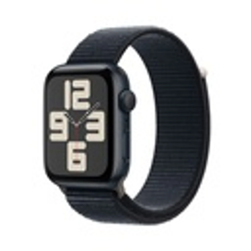 Apple Watch SE (2023) Midnight Aluminium Case with Sport Loop