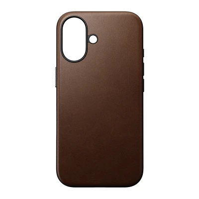 Nomad Modern Leather Case with MagSafe for iPhone 16