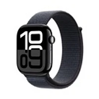 Apple Watch Series 10 GPS 46mm Jet Black Aluminium Case with Ink Sport Loop