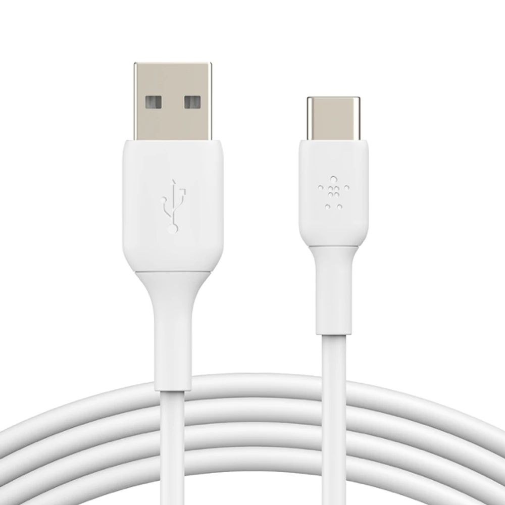 Belkin BoostCharge USB-C to USB-A Cable 1m (2 Pack) - White