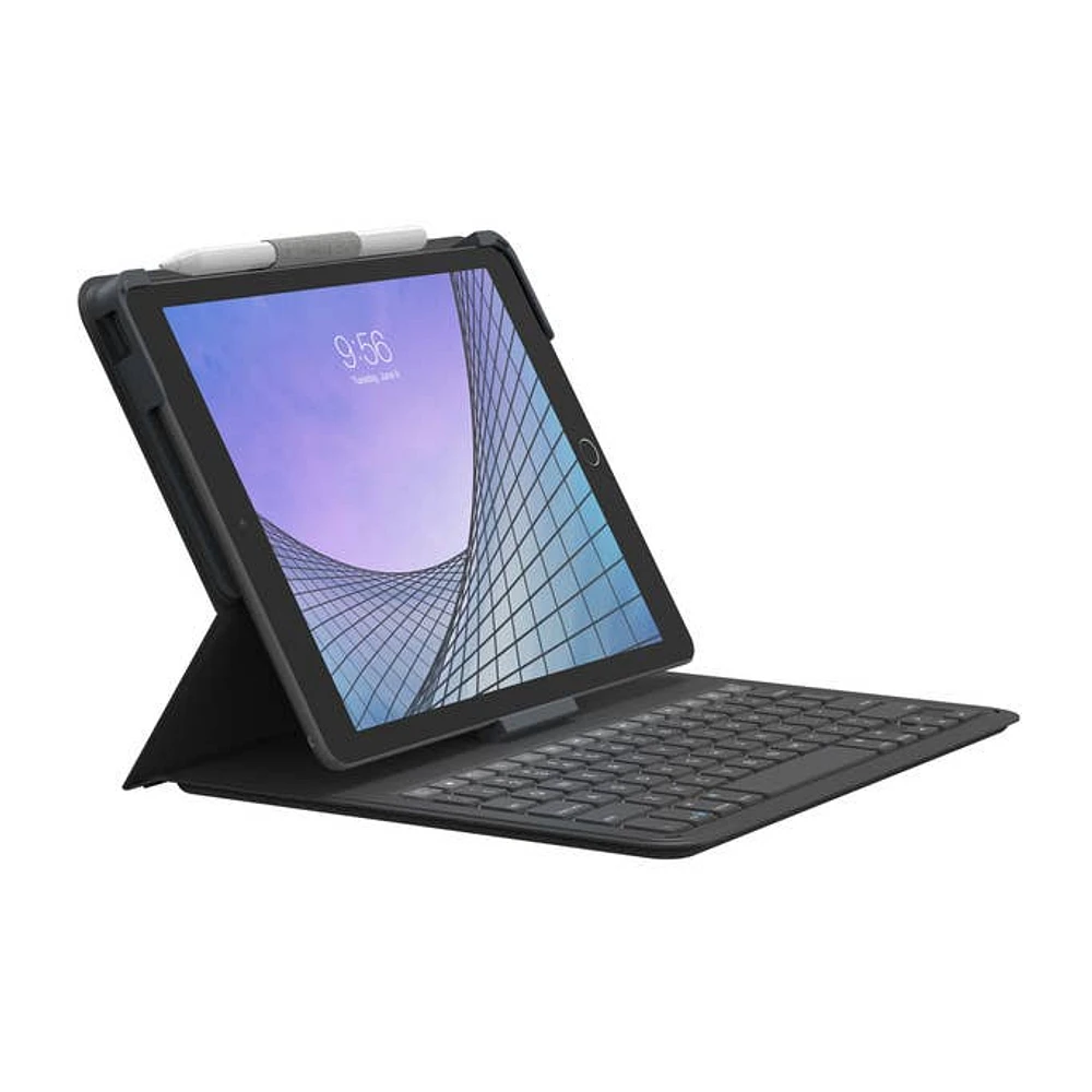 ZAGG Messenger Folio for iPad 10.5 iPad Pro & 10.2 (7th, 8th, 9th Gen) - Charcoal