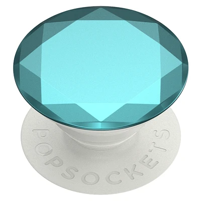 PopSockets PopGrip Metallic Diamond - Aquarius Blue