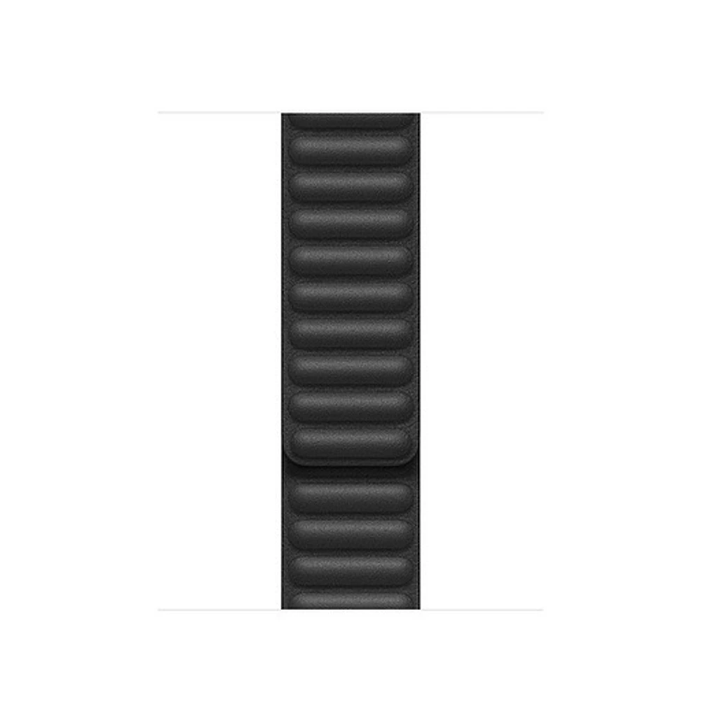 Apple Watch 40mm Black Leather Link Band - Small / Medium