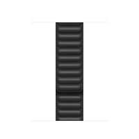 Apple Watch 40mm Black Leather Link Band - Small / Medium