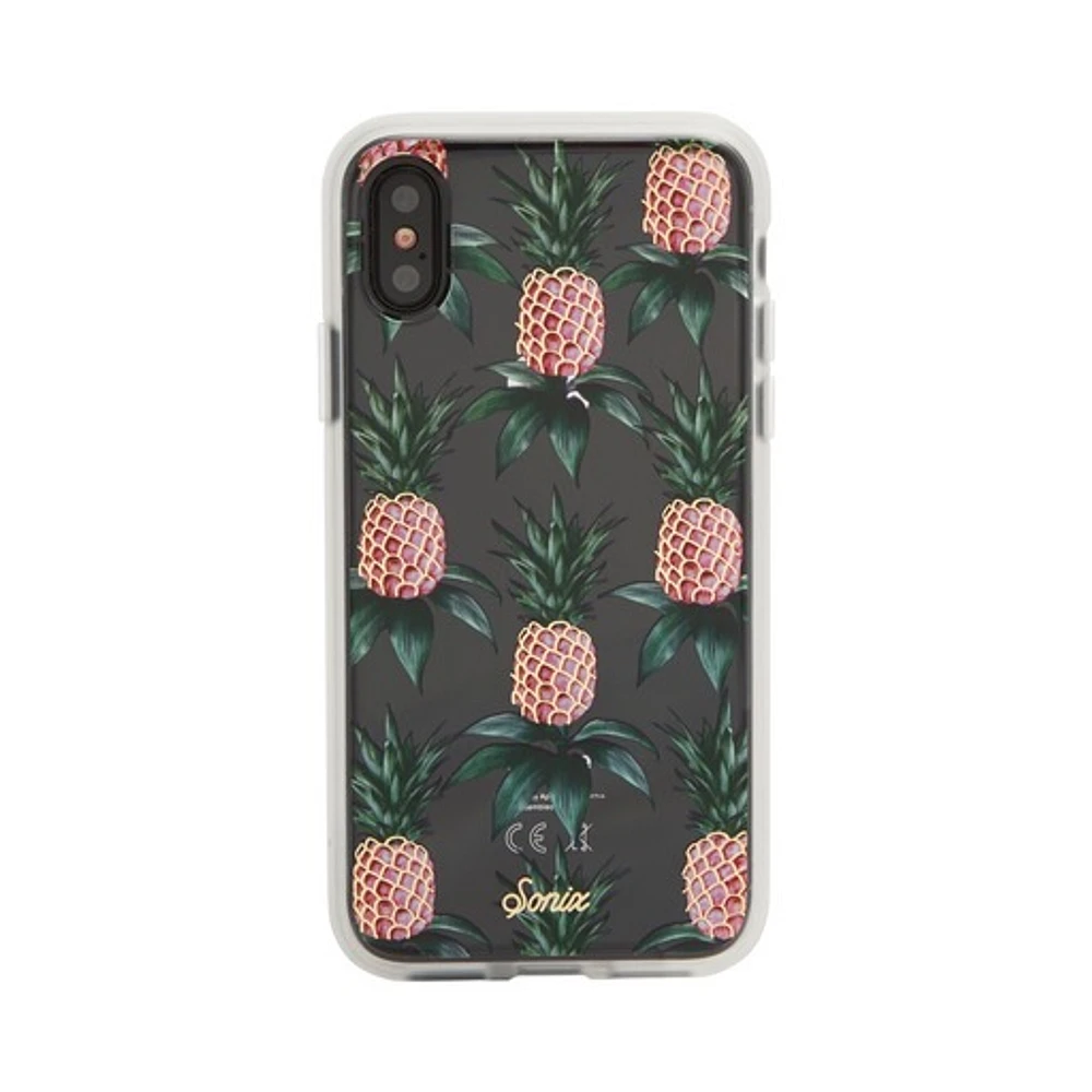 Sonix Clear Coat Case for iPhone XS Max - Pink Pineapple
