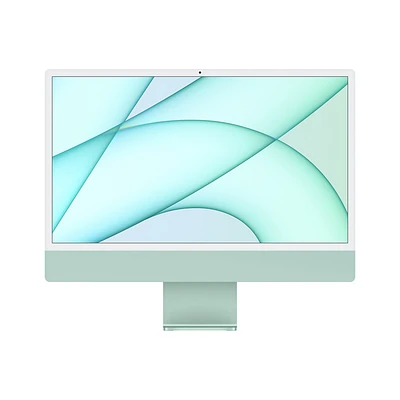iMac (4.5K Retina, 24-inch, 2021): M1 chip with 8-core CPU and 8-core GPU, (8GB Unified, 256GB SSD, Green) - Open Box