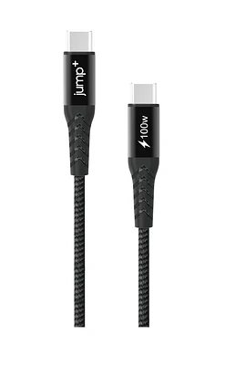 jump+ USB-C to USB-C 3M Braided Pro Cable - Black