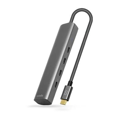 LOGiiX USB-C to Multiport Slim Hub 4x USB-C