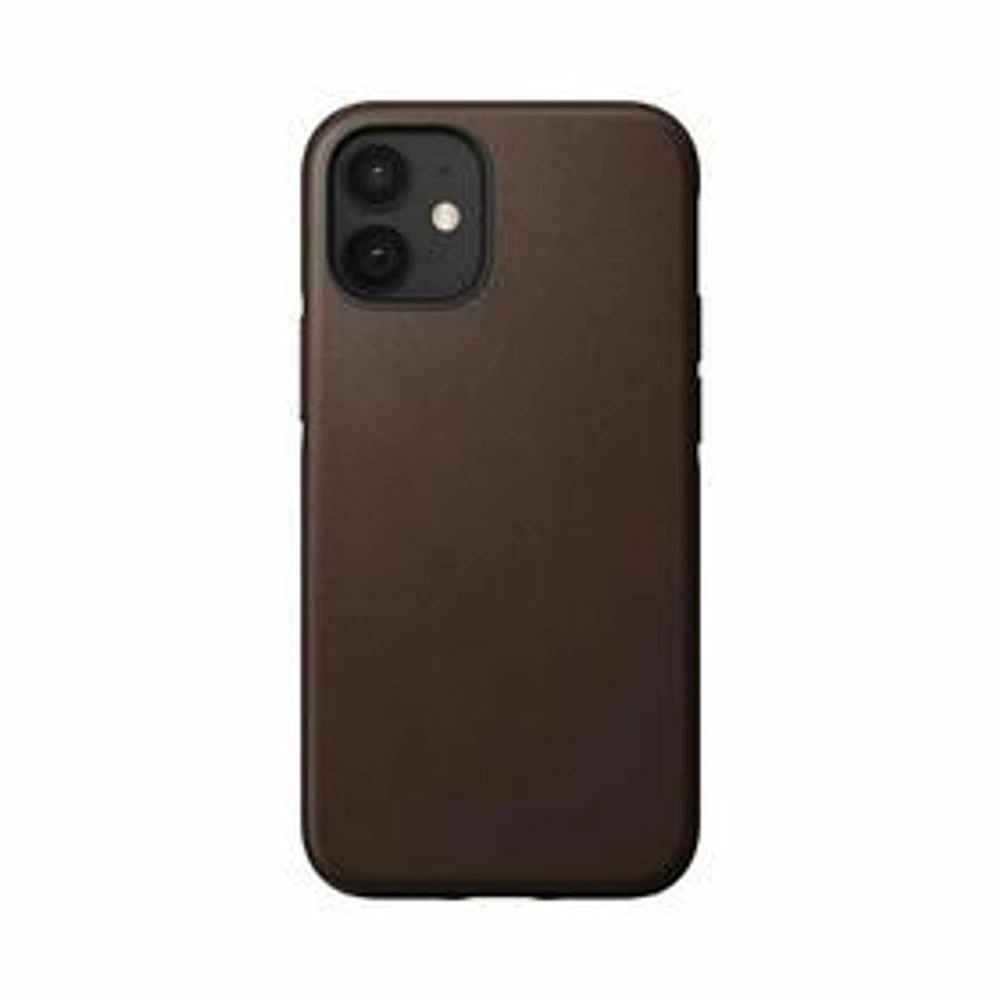 Nomad Rugged Leather Case for iPhone 12 mini - Rustic Brown