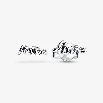 Pandora Love Mom Stud Earrings 292669C00