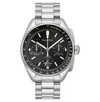 Bulova Lunar Pilot Black Dial Watch-96K111