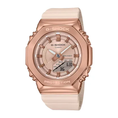 Casio G-Shock Rose Metal Covered Watch-GMS2100PG-4A