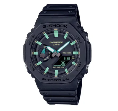 G-Shock Black & Rust Series CasiOak Watch GA2100RC-1A