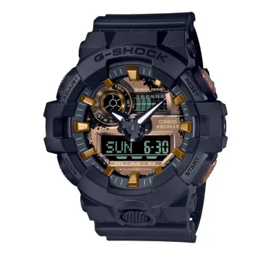 G-Shock Black & Rust Series Watch GA700RC-1A