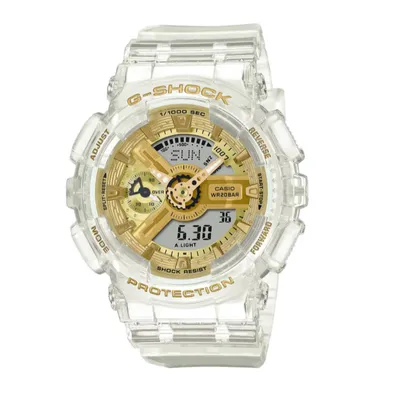 G-Shock Transparent Gold Women's Watch GMAS110SG-7A