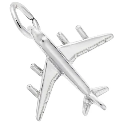 Sterling Silver Airplane Charm