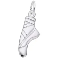 Sterling Silver Ballet Slipper Charm