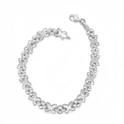 10 Karat White Gold Bracelet