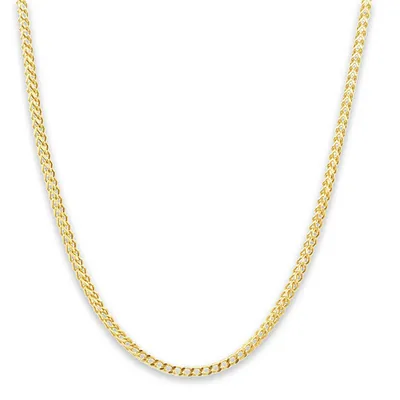 10 Karat Yellow Gold 1.7mm Franco Chain