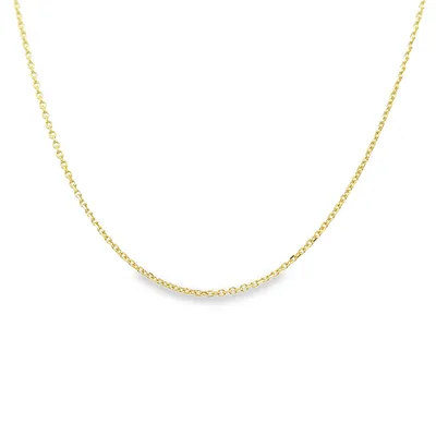 10 Karat Gold 1.3mm Rolo Chain