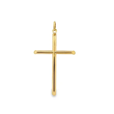 10 Karat Yellow Gold Cross Pendant