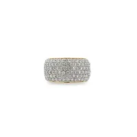 10 Karat Yellow Gold 2.00CT Diamond Pave Band