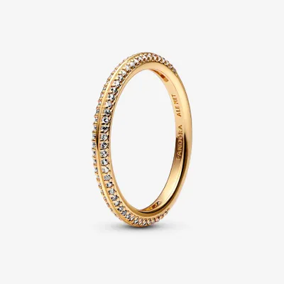 Pandora Me Gold Plated Pave Ring 169679C01