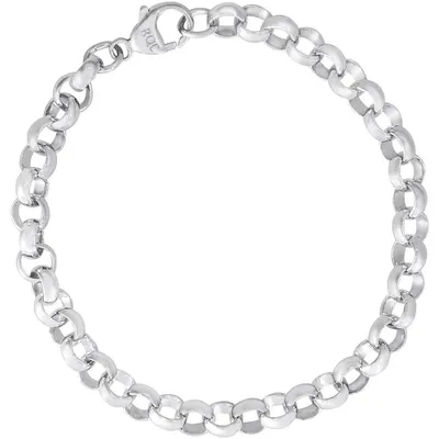 Sterling Silver Rolo Link Classic Bracelet