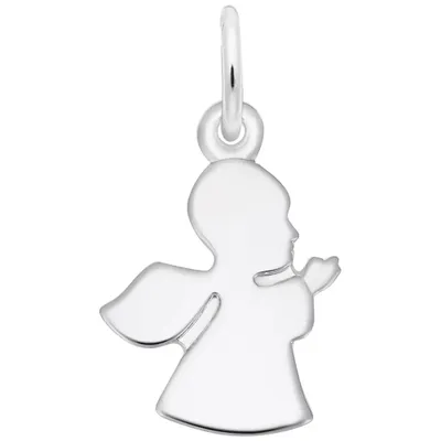 Sterling Silver Small Guardian Angel Charm