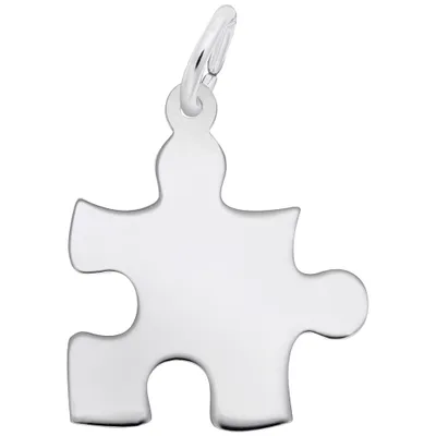 Sterling Silver Puzzle Piece Charm