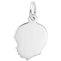 Sterling Silver Baby Boy Charm