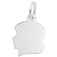 Sterling Silver Baby Girl Charm