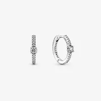 Pandora Sparkling Hoop Earrings - 299406C01