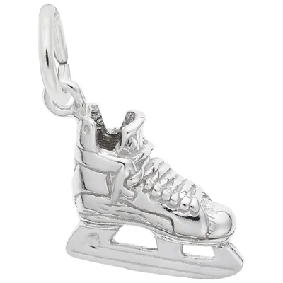 Sterling Silver Hockey Skate Charm