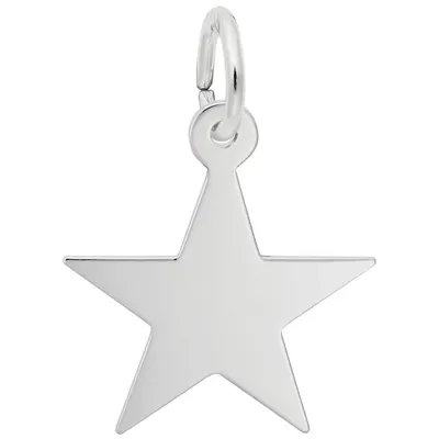 Sterling Silver Classic Star Charm