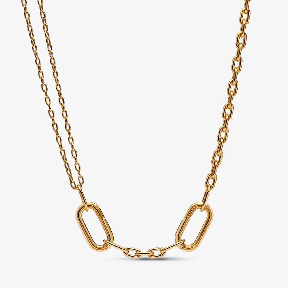 Pandora ME Double Link Chain Necklace Gold Plated 362303C00-45