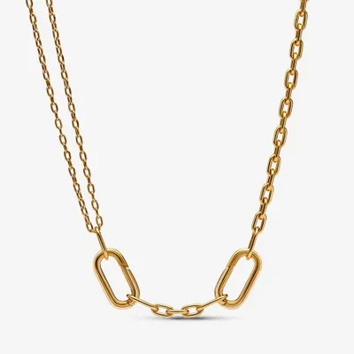 Pandora ME Double Link Chain Necklace Gold Plated 362303C00-45