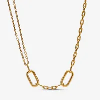 Pandora ME Double Link Chain Necklace Gold Plated 362303C00-45