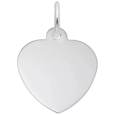 Sterling Silver Petite Classic Heart Charm