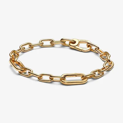Pandora ME Slim Link Chain Gold Plated Bracelet 569662C00
